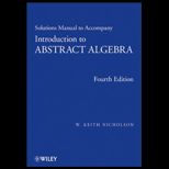 Introduction to Abstract Algebra   Solution Manual