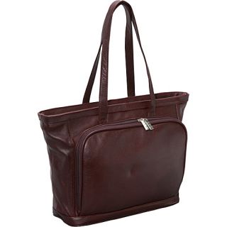 Cosmopolitan Leather Tote   Burgundy