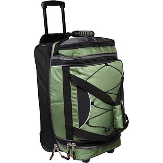 21 Equipment CarryOn Duffel w/ Wheels Grass/Green   Athalon Travel Duff