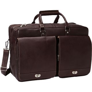 Carry On Suitcase Chocolate   Piel Luggage Totes and Satchels