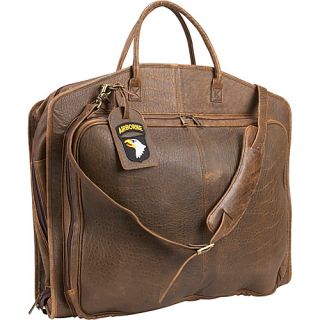 Aero Squadron Garment Bag Antique Brown   Scully Garment Bags