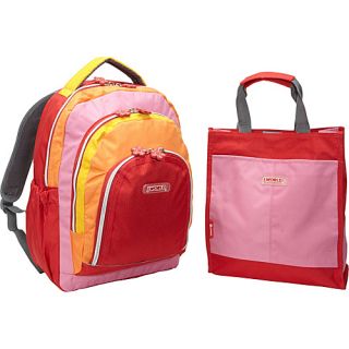 KIDDY Neon Red   J World New York School & Day Hiking Backpacks