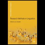 Research Methods in Linguistics