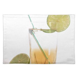 Cocktail Alcoholic Drink With Lime Peppermint Placemat