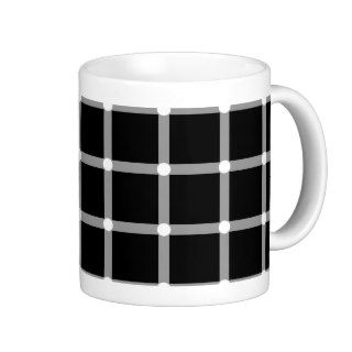 Blinking Dots   Optical Illusion Coffee Mugs