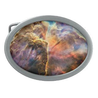 Carina Nebula Detail Oval Belt Buckles