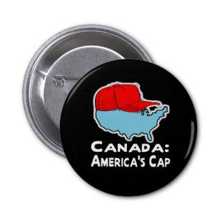 Canada America's Cap Button