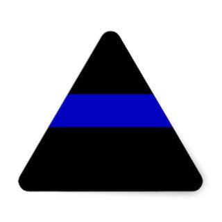 Thin Blue Line Triangle Sticker