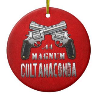 .44 Magnum Colt Anaconda Christmas Ornaments