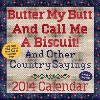 Butter My Butt 2014 Desk Calendar  Office Calendars Planners And Accessories 