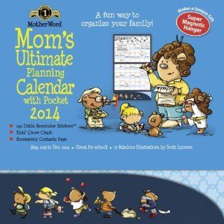 2014 Motherword Magnetic Pocket Wall Calendar  