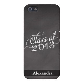 Swirly Chalkboard Class of 2013 Cover For iPhone 5