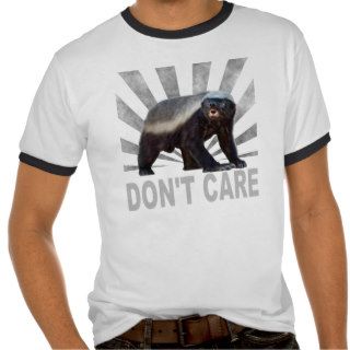 Vintage Retro Honey Badger Don't Care Shirt