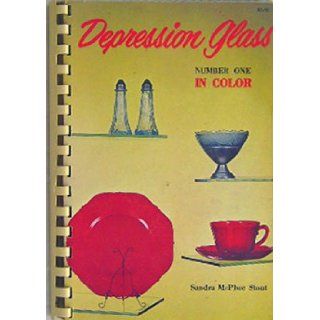Depression Glass Number One In Color Sandra McPhee Stout, Merle Brown Books