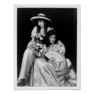 Dorothy and Lillian Gish Print