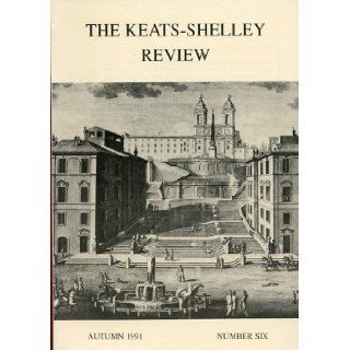 The Keats Shelley Review, Number 6 Editor Timothy Webb Books