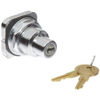 Siemens 52SC6CV Heavy Duty Key Operated Selector Switch, Water and Oil Tight, 3 Positions, Momentary Spring Return From Left and Right Operation, Center Key Removal Position, 501CH Lock Number, C Cam Code Electronic Component Key Operated Switches Indust