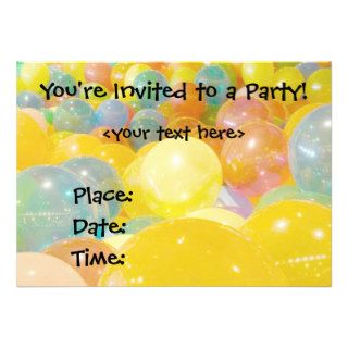 Balloons Party Invitation