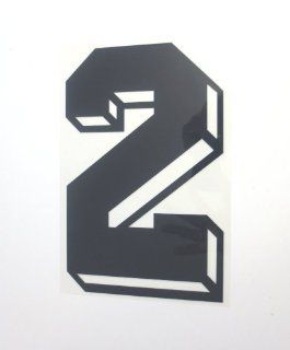 Number # 2 Shadow Block Navy 8 inch.New Sports & Outdoors