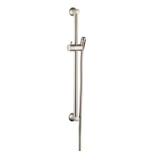 Hansgrohe Unica C 24 in. Wall Bar in Brushed Nickel 27617820