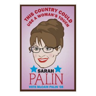 Palin, Woman's Touch Poster