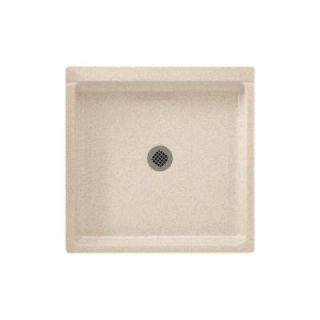 Swanstone 32 in. x 32 in. Single Threshold Shower Floor Solid Surface in Bermuda Sand SF03232MD.040