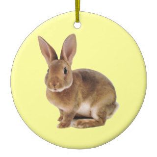 Kawaii Cute Bunny Rabbit Christmas Ornaments