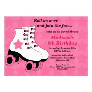 Skating Birthday Party Invitation