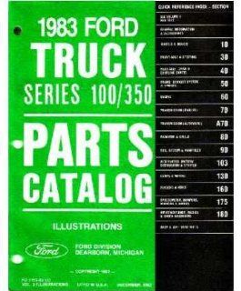 1983 Ford F100 F350 Truck Bronco Econoline Parts Numbers List Guide Interchange Automotive