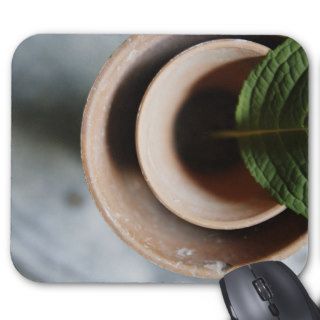 "perspective clay pots poster print" mouse pad