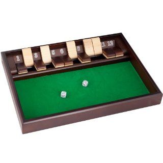 Trademark Poker Shut the Box Game, 12 Numbers Toys & Games