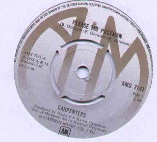 Carpenters   Please Mr Postman   7 inch vinyl / 45 Music