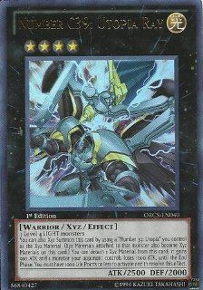 Yu Gi Oh   Number C39 Utopia Ray (ORCS EN040)   Order of Chaos   1st Edition   Ultra Rare Toys & Games