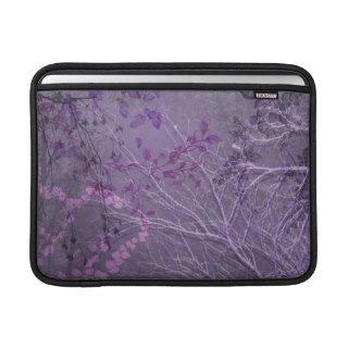 WUTHERING HEIGHTS, GHOSTLY BRANCHES COOL PURPLES SLEEVES FOR MacBook AIR