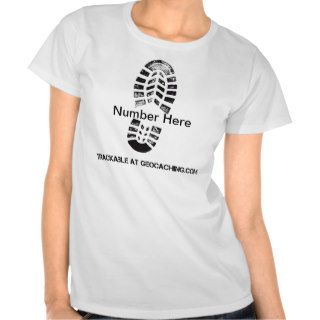 Boot Print Trackable Tshirt