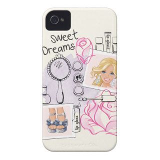 Barbie Make up Collage 2 Case Mate iPhone 4 Case