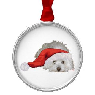 Coton de Tulear   Waiting Christmas Tree Ornament