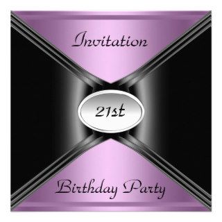 Invitation Envelope Any Birthday Purple color