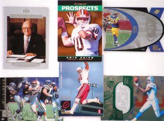 Vintage NFL / Upper Deck   Football Trading Cards   Eric Zeier / Frank Sanders / Isaac Bruce / Dan Wilkinson / George Halas / Herman Moore   Rare   Out of Production   Collectible 