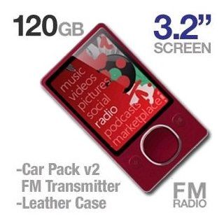 Microsoft Zune 120GB MP4/ Player Red and Micros Electronics