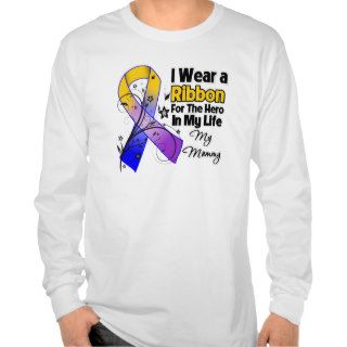 Mommy Hero in My Life Bladder Cancer T Shirt