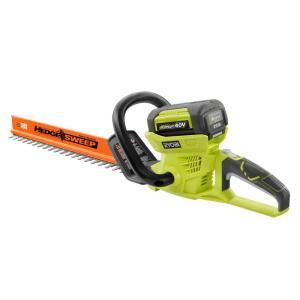 Ryobi 24 in. 40 Volt Lithium ion Cordless Hedge Trimmer RY40610A