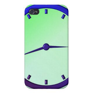 Time Clock Digital Design iPhone 4/4S Covers