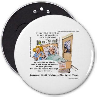 Gov Scott Walker Funny Satirical Gifts Tees Etc Buttons
