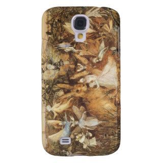 Vintage Fairy Tales, Rabbit Among the Fairies Galaxy S4 Cases
