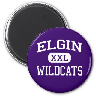 Elgin   Wildcats   Elgin High School   Elgin Texas Refrigerator Magnets