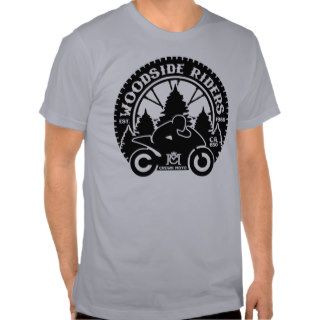 Woodside Riders (crisp black   no wings) Tee Shirt
