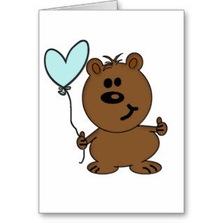 Happy Birthday Bear Greeting Cards