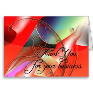 Thank You   Business Greeting Cards