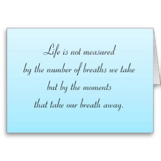 Moments That Take Our Breath Away Cards